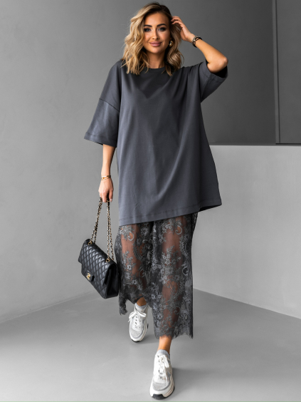 Oversized Triko Notch - grey